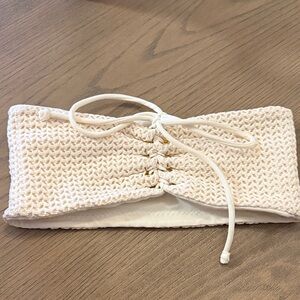 Montce Ivory Crochet Bandeau Top